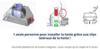 Hotte encastrable WHIRLPOOL WCT64FLSX