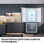 Réfrigérateur multi portes SAMSUNG RF48A400EM9