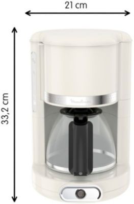 Cafetière filtre MOULINEX FG381A10 SOLEIL IVOIRE