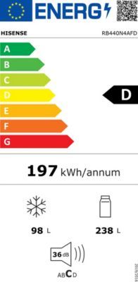 Réfrigérateur combiné HISENSE RB440N4AFD