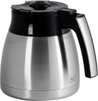 Cafetière filtre MELITTA look v therm timer noir acier brossé