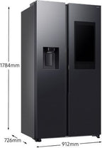Réfrigérateur Américain SAMSUNG RS90F66BEFEF Bespoke AI Family
