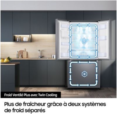 Réfrigérateur multi portes SAMSUNG RF48A401EB4