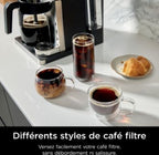 Cafetière filtre et capsules NINJA avec mousseur intégré CFN803EU