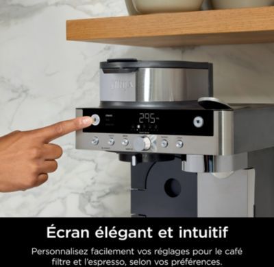 Cafetière filtre et capsules NINJA avec mousseur intégré CFN803EU