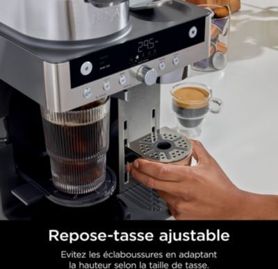 Cafetière filtre et capsules NINJA avec mousseur intégré CFN803EU
