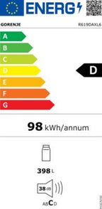 Réfrigérateur 1 porte GORENJE R619DAXL6
