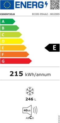 Congélateur coffre ESSENTIELB ECC85-95hob2 E
