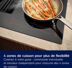 Plaque induction aspirante ELECTROLUX KCC8344 - Hotte intégrée 80cm