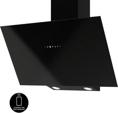 Hotte décorative murale inclinée AIRLUX AHMI671BK
