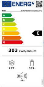 Réfrigérateur multi portes BEKO B3RGNE544HXB