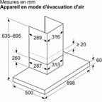 Hotte décorative murale NEFF D95BCC2L0