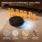 Robot Aspirateur Laveur ROBOROCK Qrevo S ProX Black