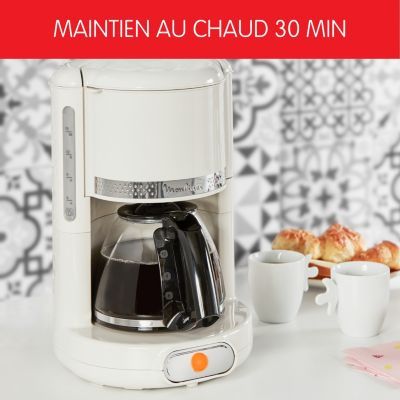 Cafetière filtre MOULINEX FG381A10 SOLEIL IVOIRE
