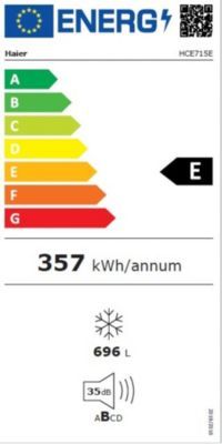 Congélateur coffre HAIER HCE715E