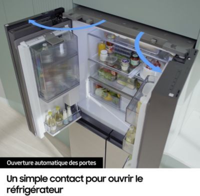 Réfrigérateur Américain SAMSUNG RS90F66BEFEF Bespoke AI Family