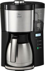 Cafetière filtre MELITTA look v therm timer noir acier brossé