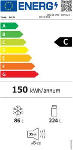 Réfrigérateur combiné ESSENTIELB ERCVE190-60miv4