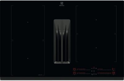 Plaque induction aspirante ELECTROLUX KCC84440 - Hotte centrale intégrée 80cm
