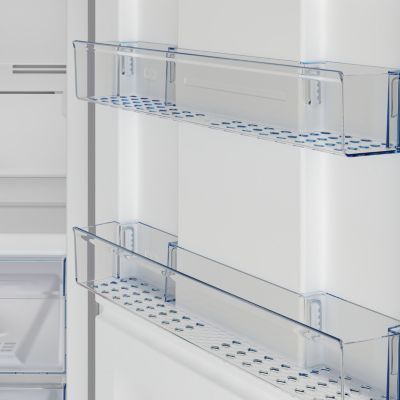 Congélateur armoire BEKO RFNE448E55W