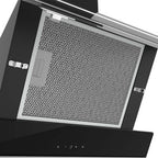 Hotte décorative murale inclinée CIARRA 736NBK60