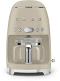 Cafetière filtre SMEG DCF02MLMEU Années 50 Beige lin