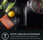 Plaque induction aspirante AEG TH74CB03FZ SaphirMatt® résistante aux rayures
