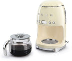 Cafetière filtre SMEG DCF02CREU creme